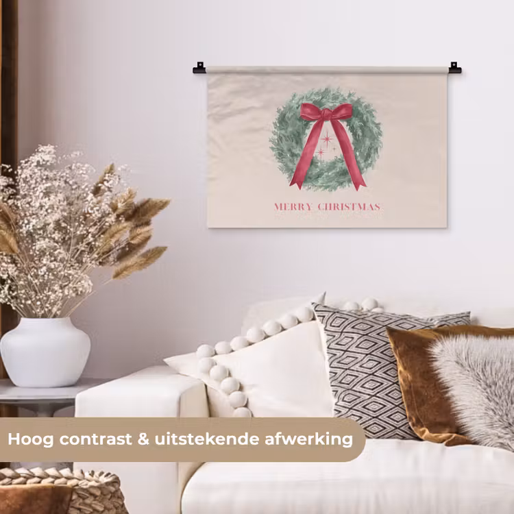 Wandkleed - Winter - Kerst - Tekst — 4