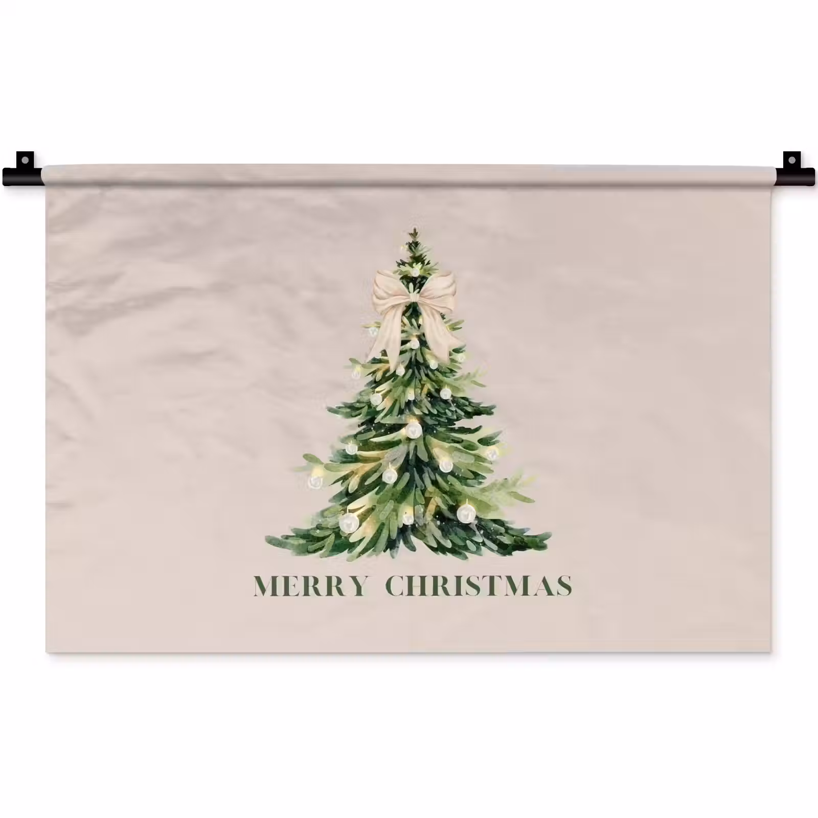 Wandkleed - Kerst - Kerstboom - Tekst — 1