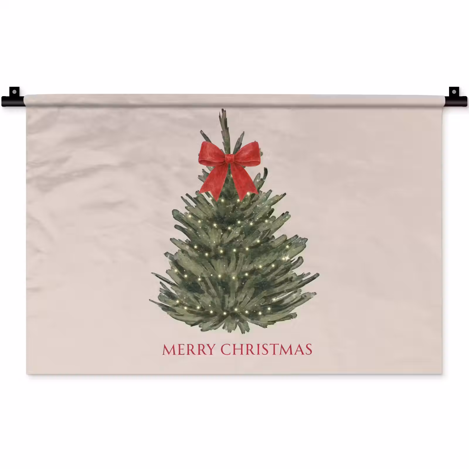 Wandkleed - Tekst - Kerst - Kerstboom — 1