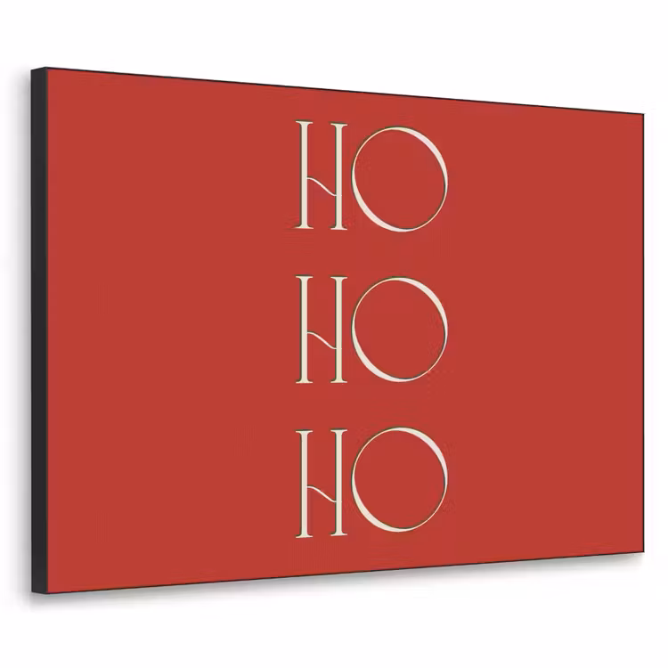 Art Frame - Tekst - Kerst - Modern - Rood — 1