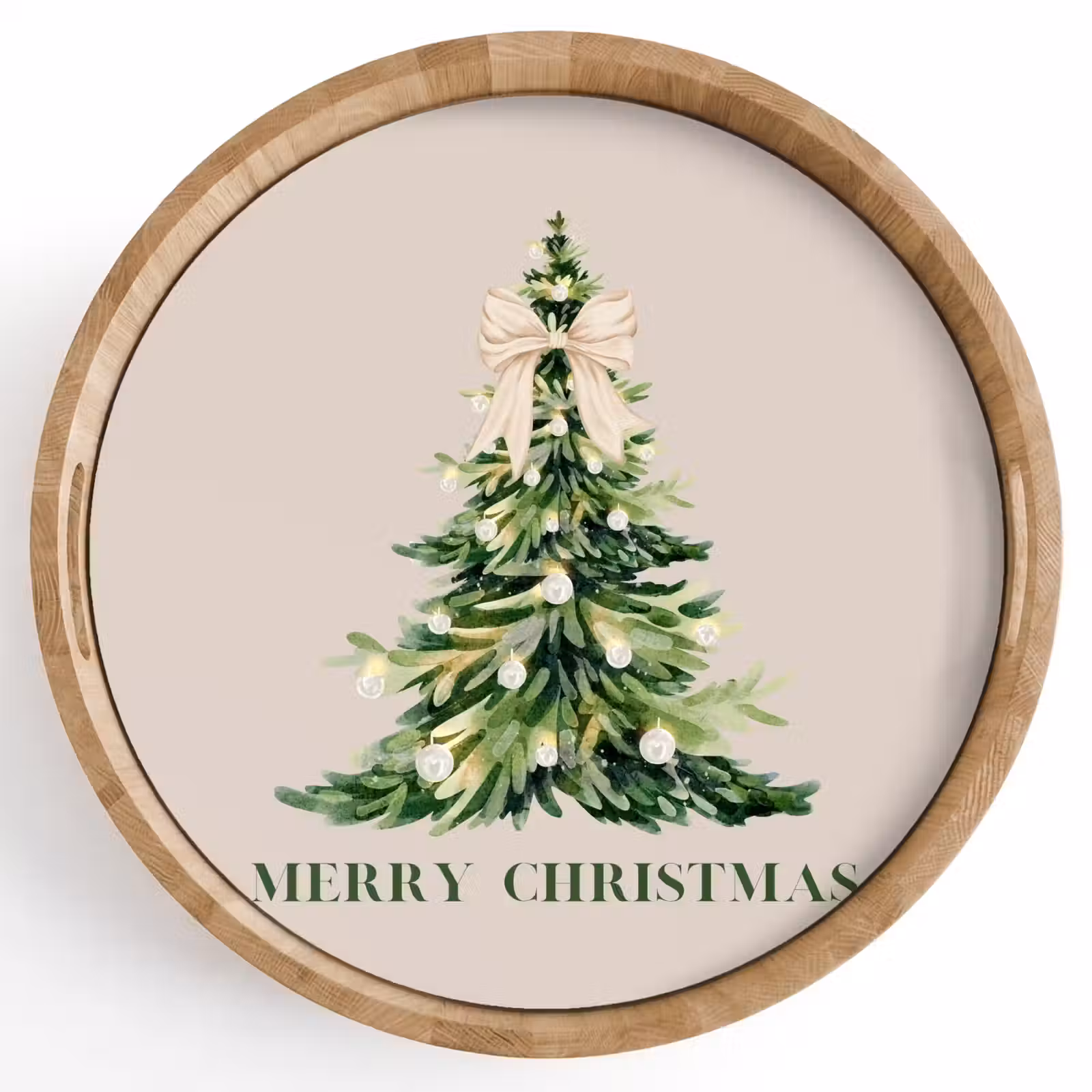 Dienblad - Kerst - Kerstboom - Tekst — 1