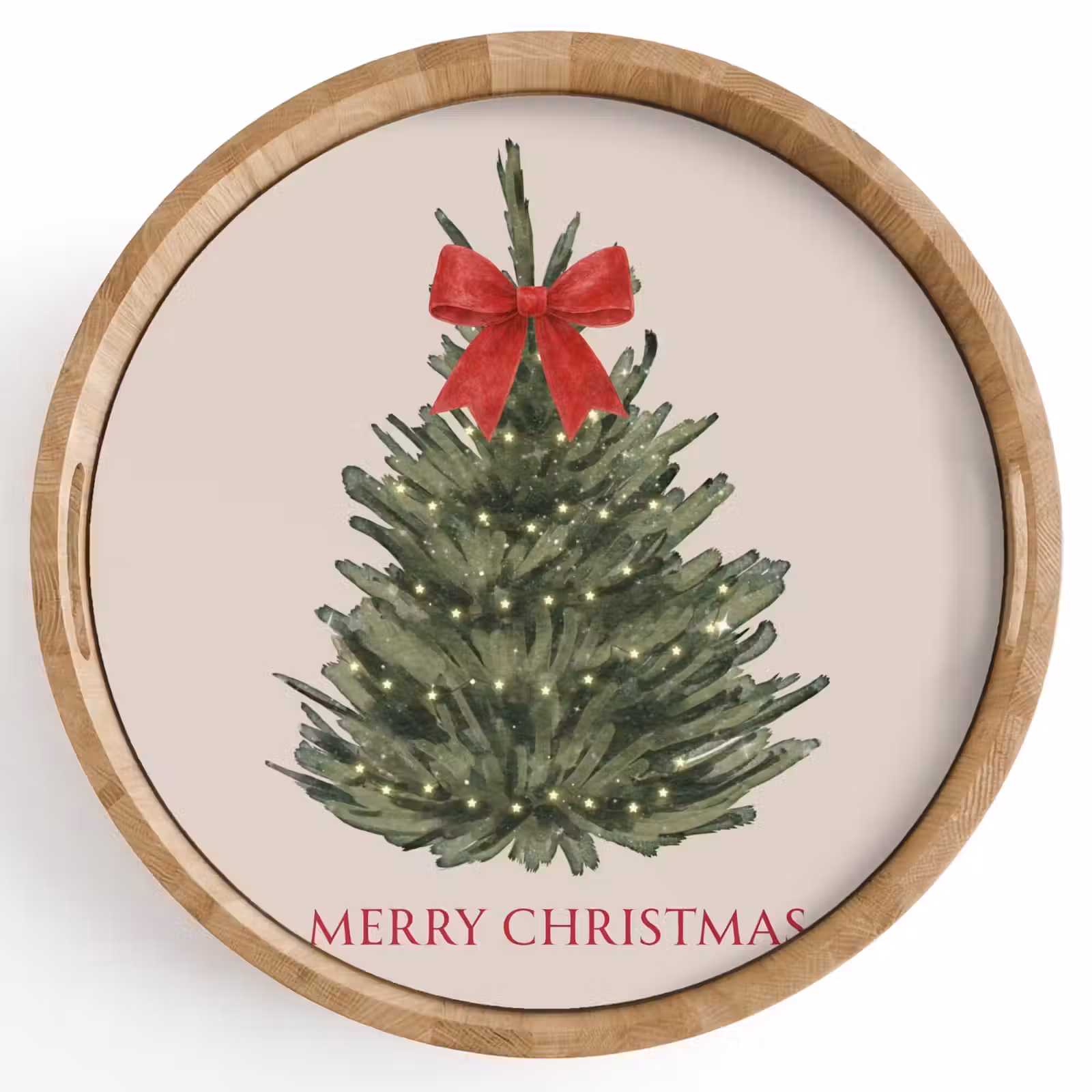Dienblad - Tekst - Kerst - Kerstboom — 1