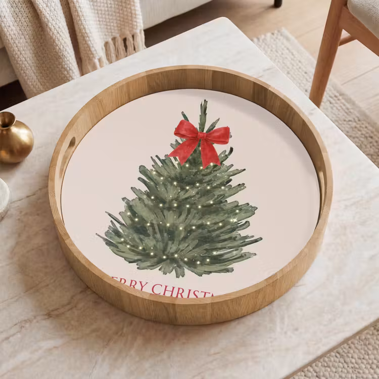Dienblad - Tekst - Kerst - Kerstboom — 2
