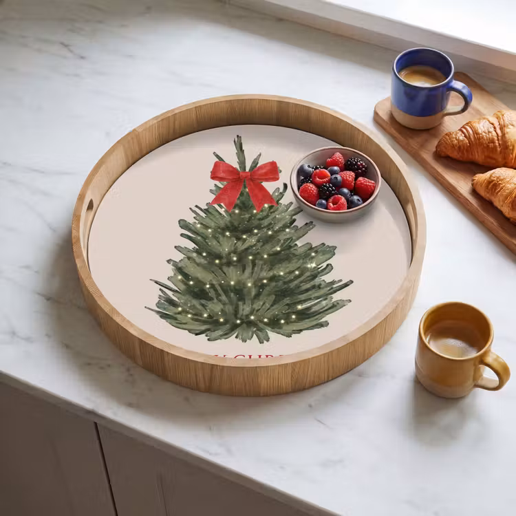 Dienblad - Tekst - Kerst - Kerstboom — 4