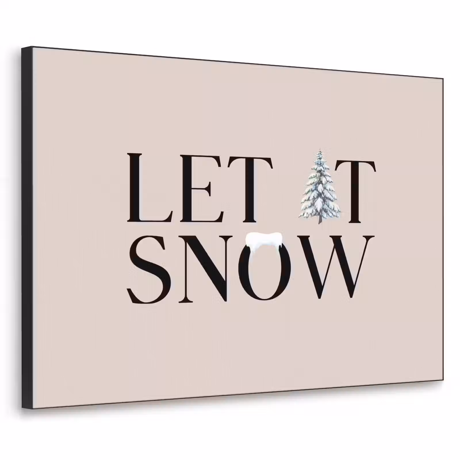 Art Frame - Tekst - Kerst - Sneeuw — 1