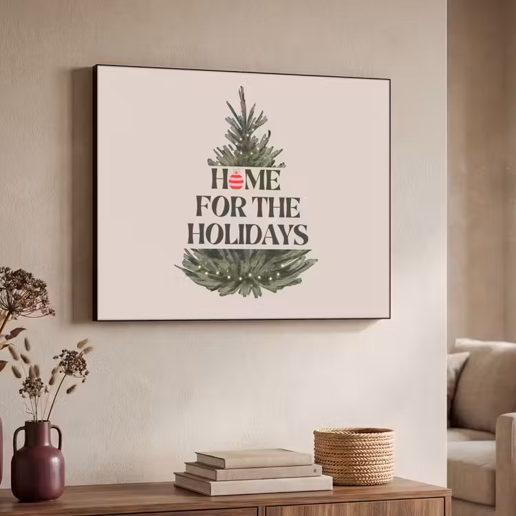 Art Frame - Kerst - Tekst - Kerstboom - Beige — 7