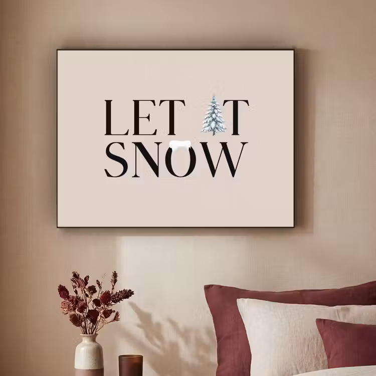 Art Frame - Tekst - Kerst - Sneeuw — 3