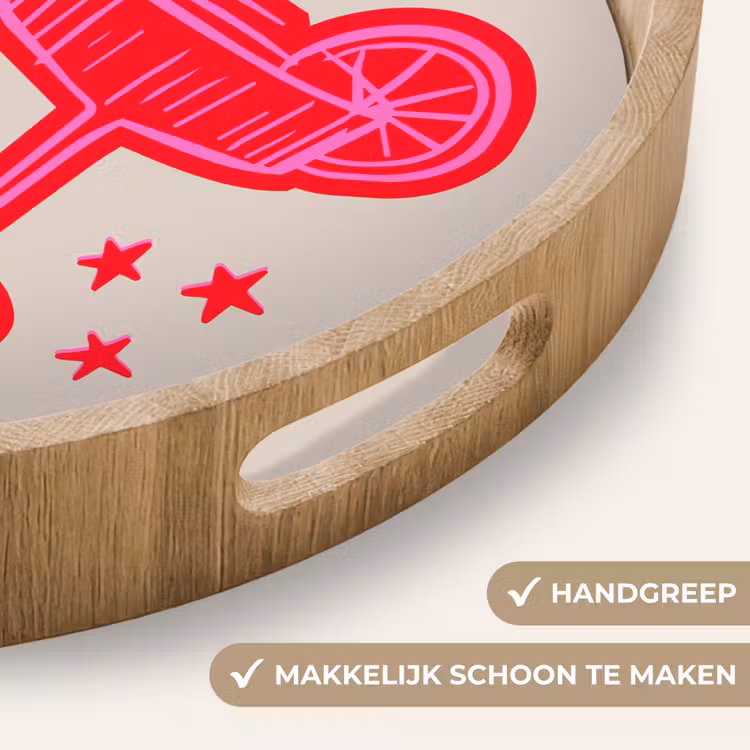 Dienblad - Cocktail - Kerst - Beige - Roze — 5