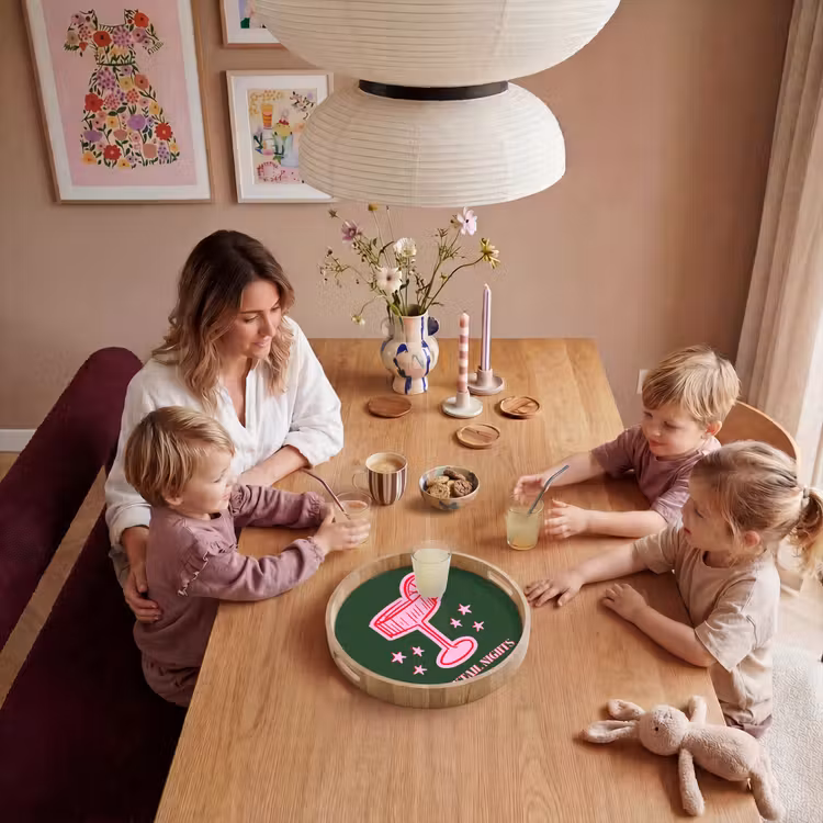 Dienblad - Cocktail - Kerst - Roze - Groen — 7