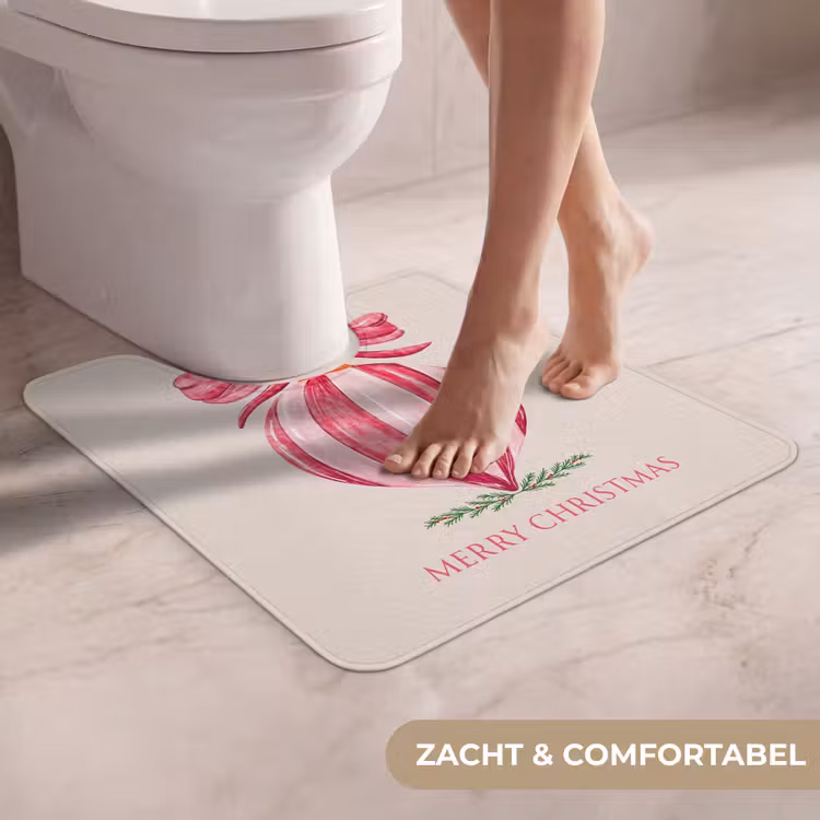 Wc Mat - Kerst - Kerstbal - Tekst — 5