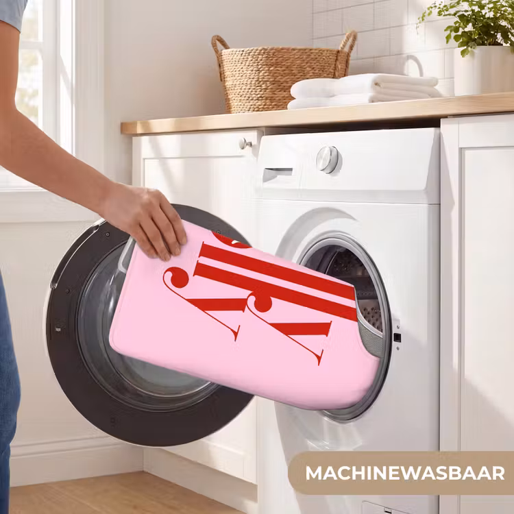 Wc Mat - Kerst - Tekst - Rood - Roze — 6