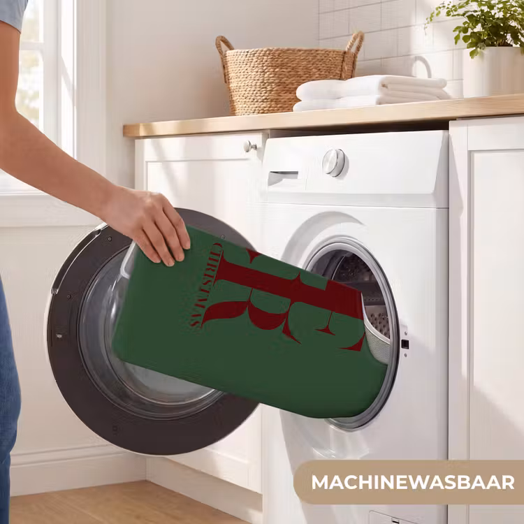 Wc Mat - Merry - Tekst - Groen - Kerst — 6