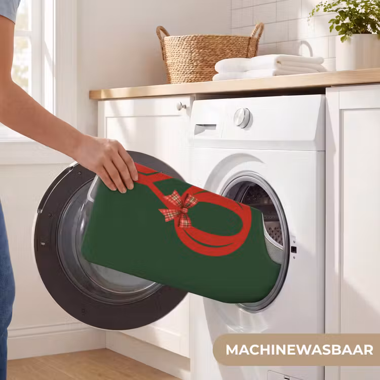 Wc Mat - Tekst - Kerst - Rood — 6