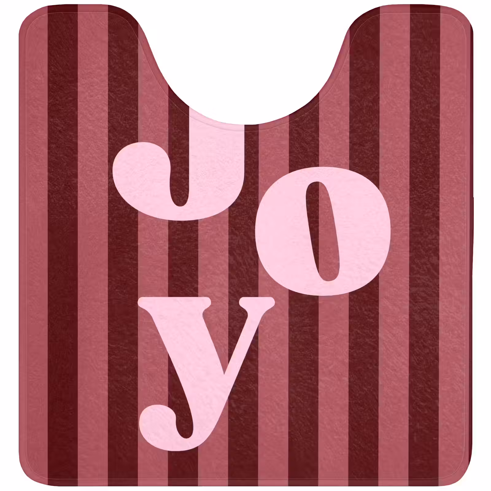 Wc Mat - Joy - Kerst - Tekst - Roze — 1
