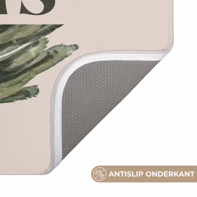 Wc Mat - Kerst - Tekst - Kerstboom - Beige — 4