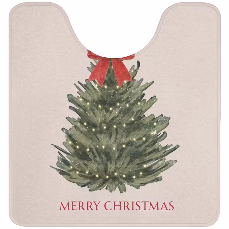 Wc Mat - Tekst - Kerst - Kerstboom — 1