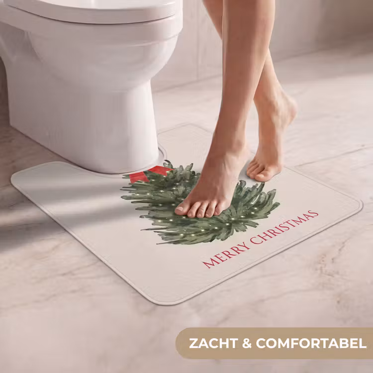 Wc Mat - Tekst - Kerst - Kerstboom — 5