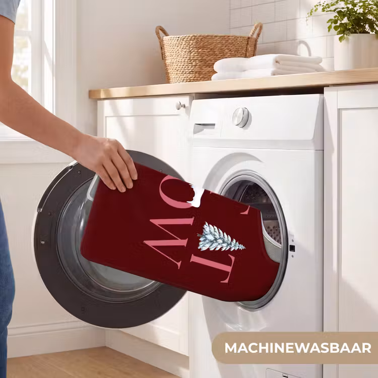 Wc Mat - Tekst - Kerst - Sneeuw - Roze — 6