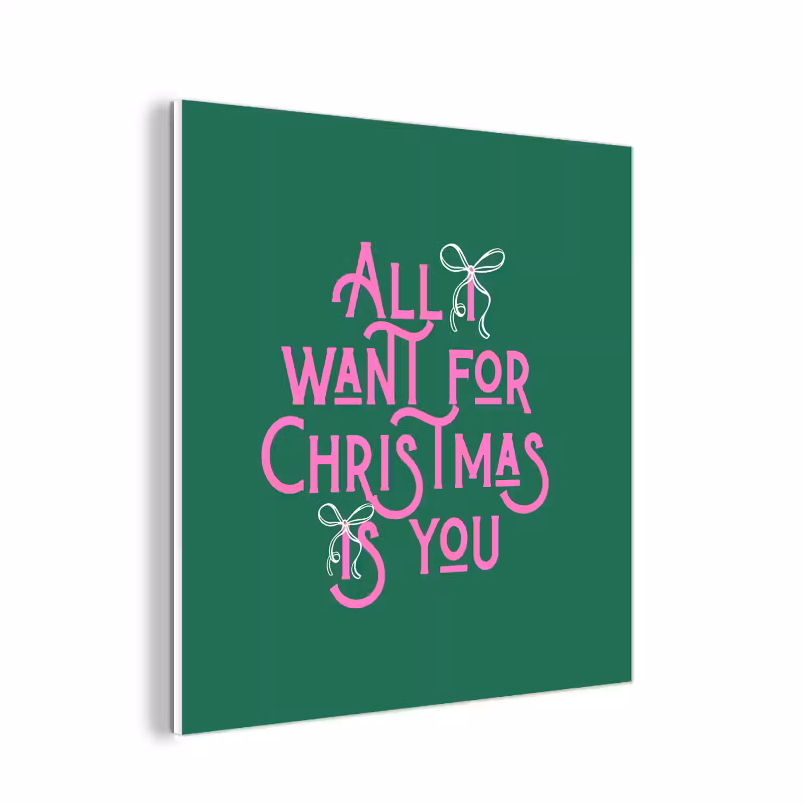 Forex - Kerst - Tekst - Roze - Groen — 1