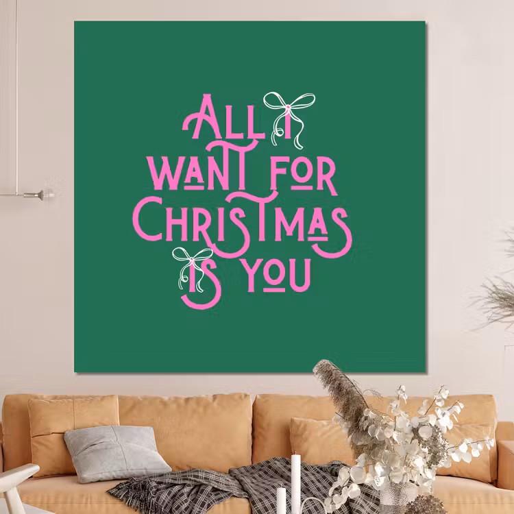 Forex - Kerst - Tekst - Roze - Groen — 4