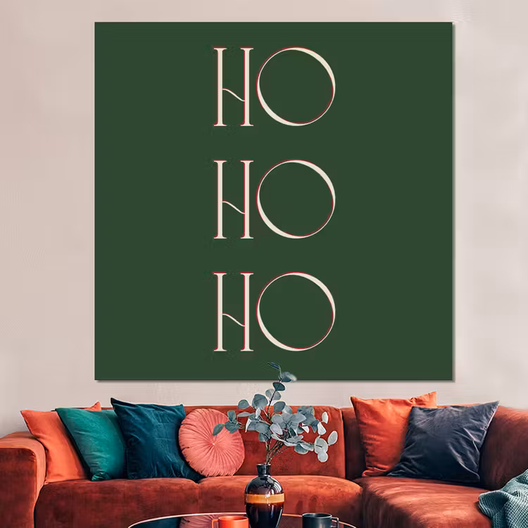 Forex - Tekst - Kerst - Modern - Groen — 3