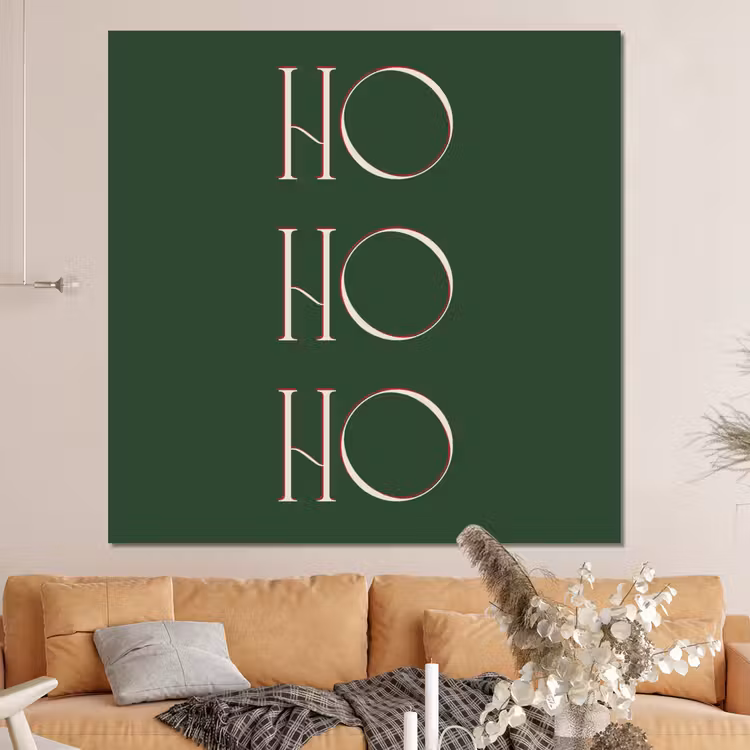 Forex - Tekst - Kerst - Modern - Groen — 4
