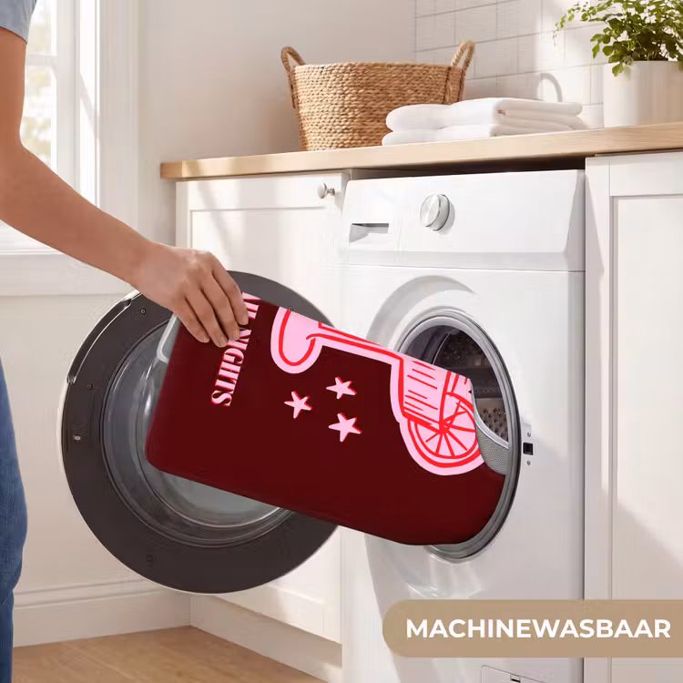 Wc Mat - Cocktail - Kerst - Burgundy - Roze — 6