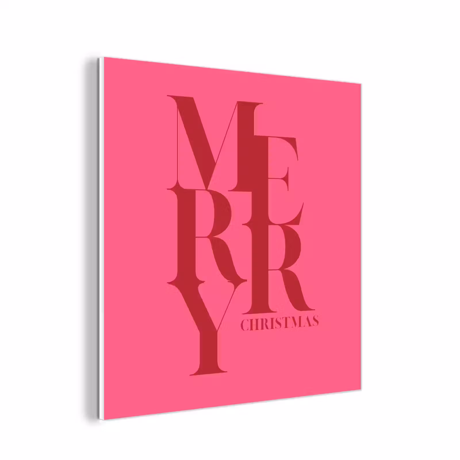 Forex - Merry - Tekst - Kerst - Roze — 1