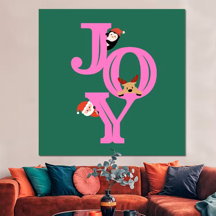 Forex - Joy - Kerst - Animatie - Roze - Groen — 3