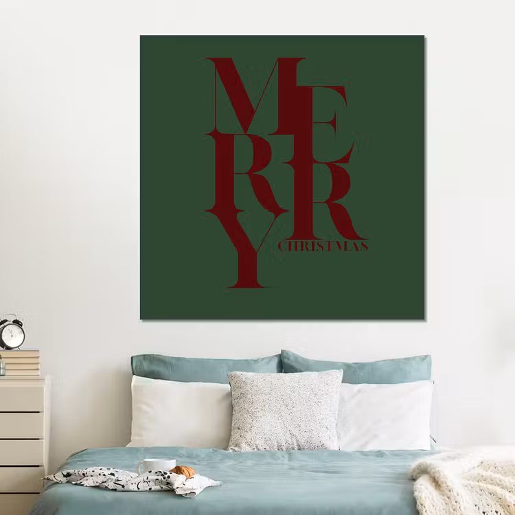 Forex - Merry - Tekst - Groen - Kerst — 2
