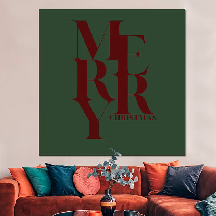 Forex - Merry - Tekst - Groen - Kerst — 3