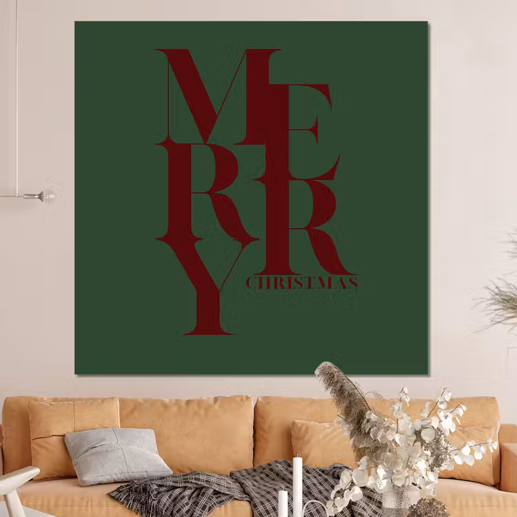Forex - Merry - Tekst - Groen - Kerst — 4