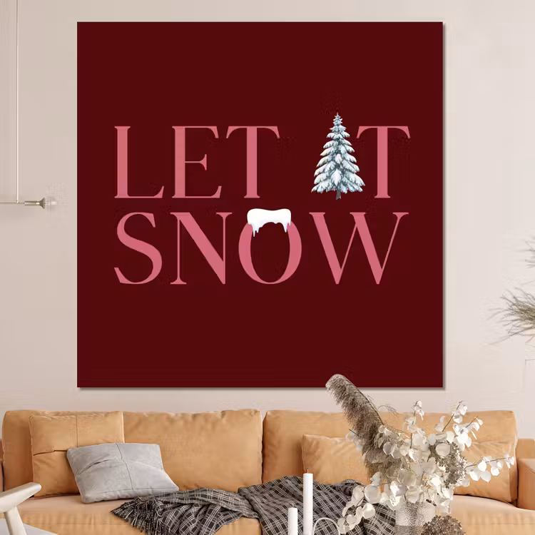 Forex - Tekst - Kerst - Sneeuw - Roze — 4
