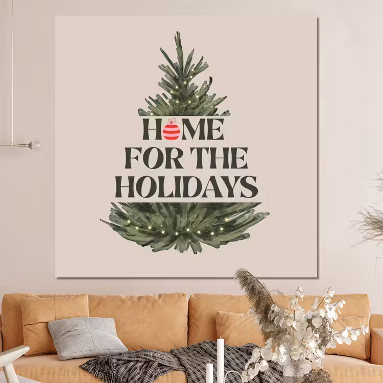 Forex - Kerst - Tekst - Kerstboom - Beige — 4