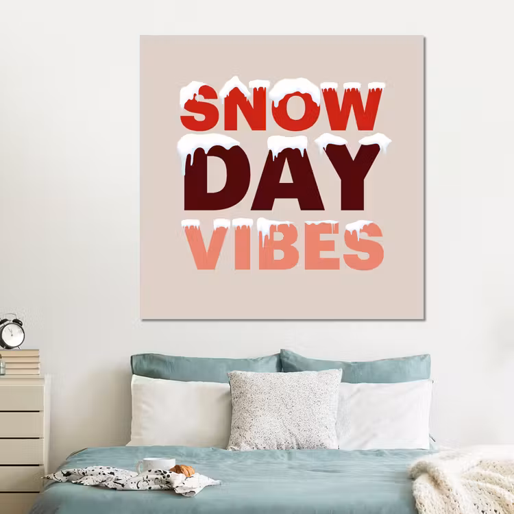 Forex - Sneeuw - Kerst - Tekst - Rood — 2
