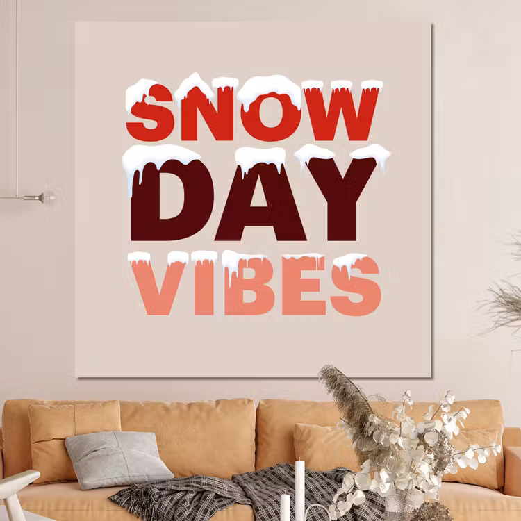 Forex - Sneeuw - Kerst - Tekst - Rood — 4
