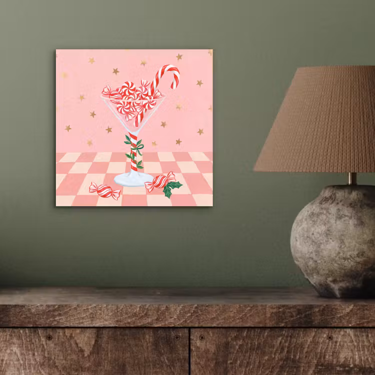 Aluminium schilderij - Snoep - Glas - Roze — 3