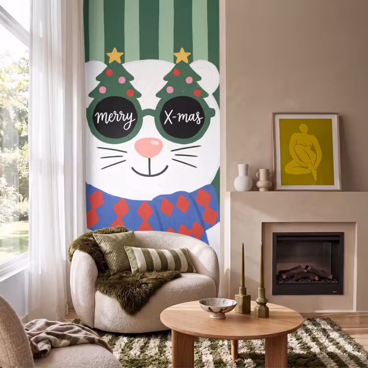 Behang - Dier - Winter - Cartoon β 1