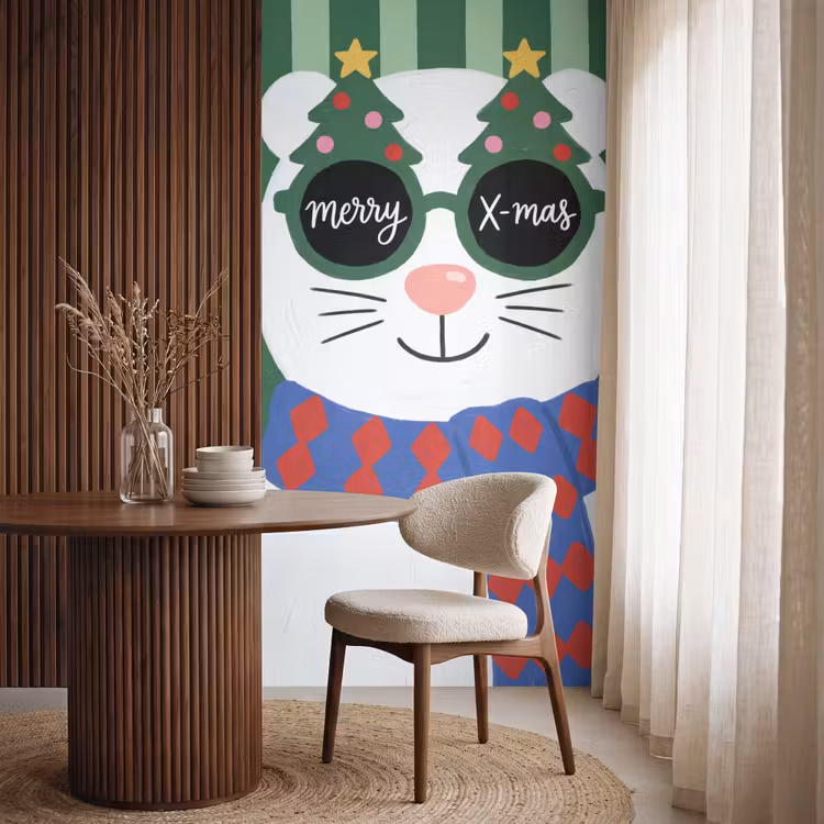 Behang - Dier - Winter - Cartoon β 4
