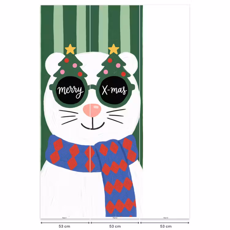 Behang - Dier - Winter - Cartoon β 6