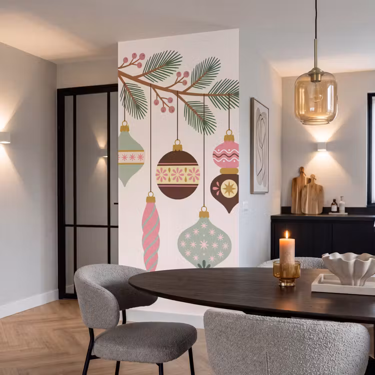 Behang - Kerst - Ornamenten - Tak — 5