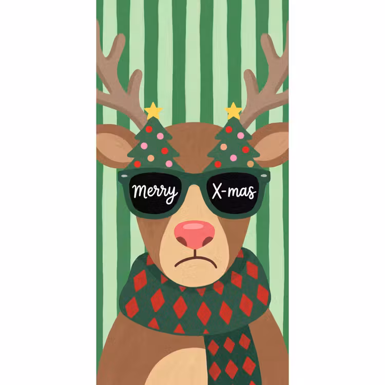 Behang - Rendier - Kerst - Illustratie β 2
