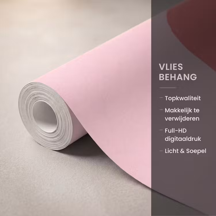 Behang - Notenkraker roze illustratie — 3