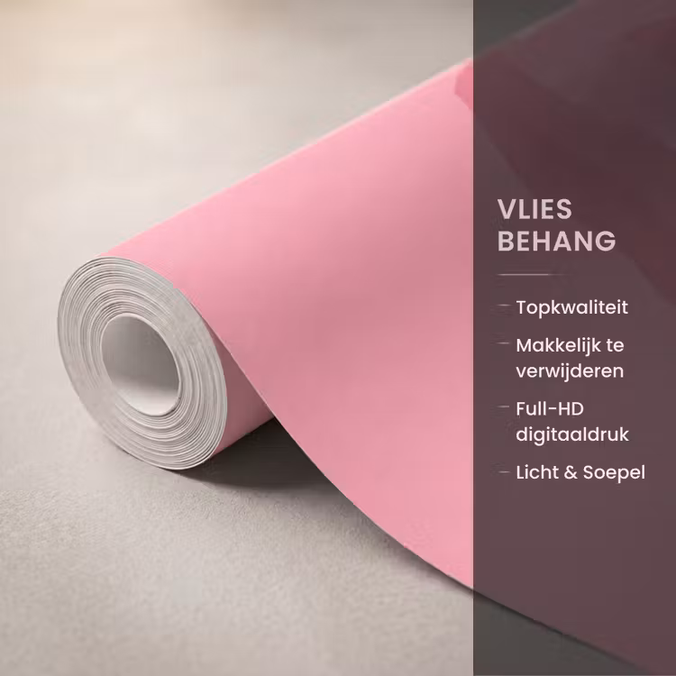 Behang - Plant - Lint - Roze — 3