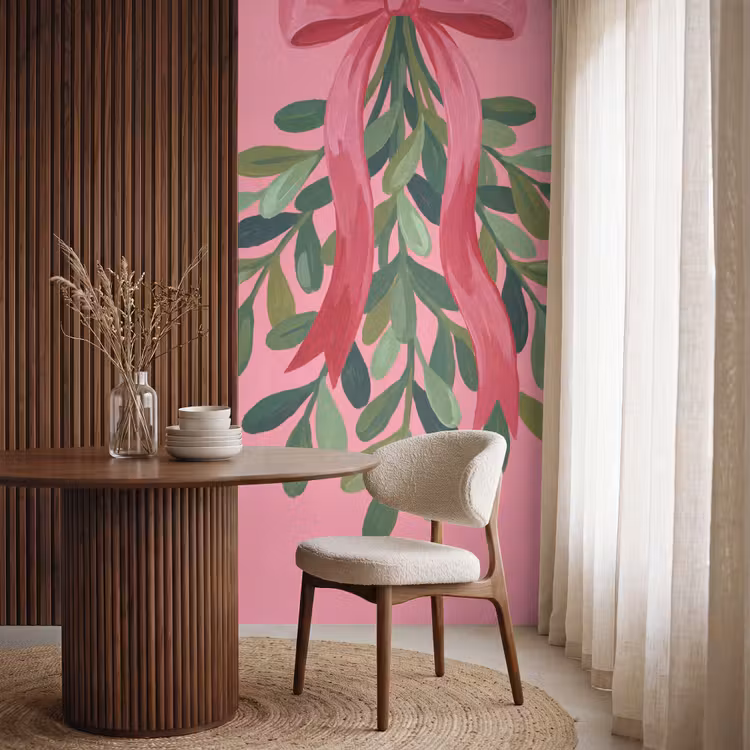 Behang - Plant - Lint - Roze — 4