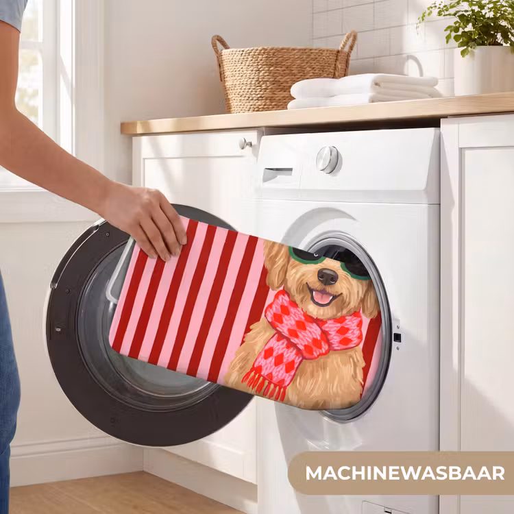 Badmat - Hond - Kerst - Rood — 7
