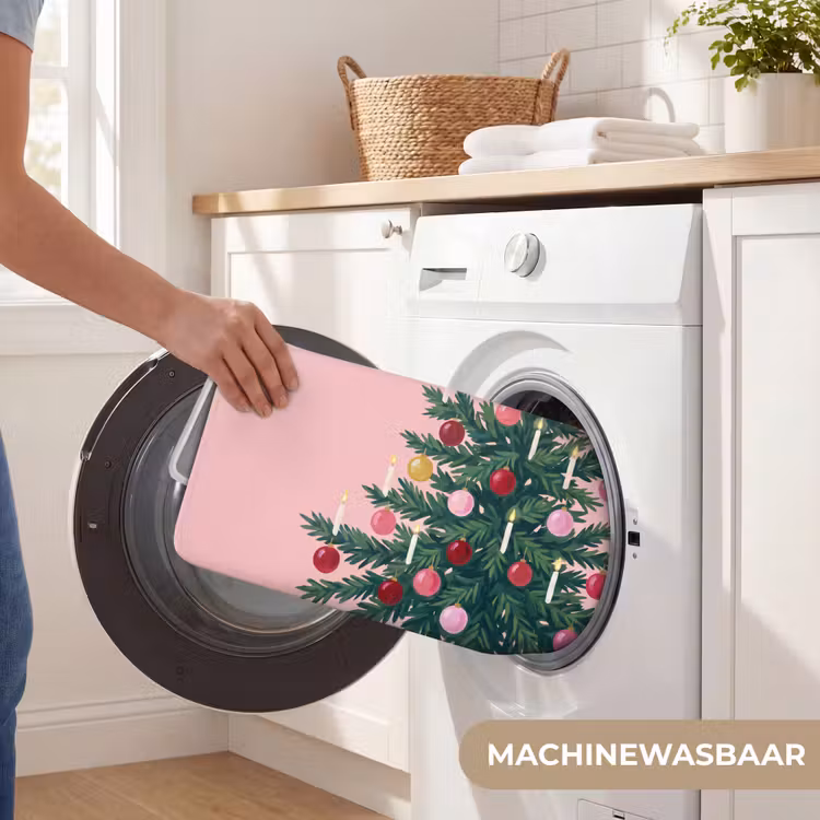 Badmat - Kerstboom - Kerst - Roze — 7