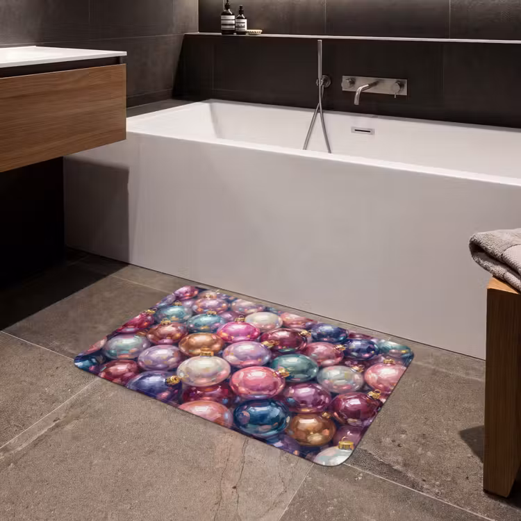 Badmat - Kerstdecoratie - Kleurrijk - Feest — 4