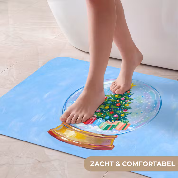 Badmat - Sneeuwbol - Kerst - Cadeaus — 5