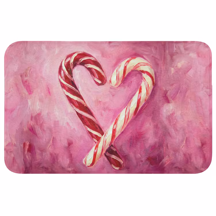 Badmat - Snoep - Hart - Roze — 1